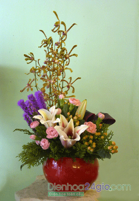 Hoa để bàn ĐK 37