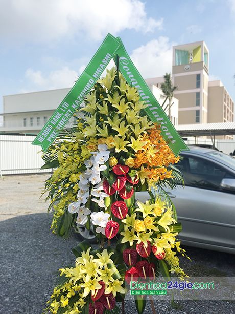 Hoa chúc mừng khai trương KT139