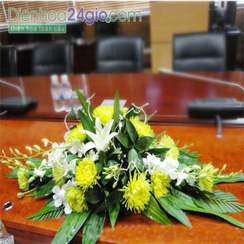 Hoa để bàn làm việc 8