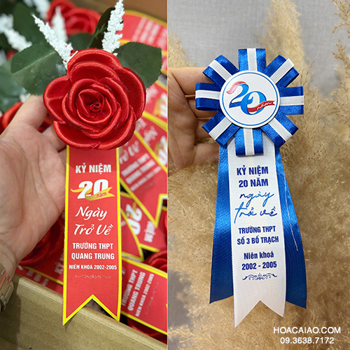 Hoa cài áo họp lớp đẹp