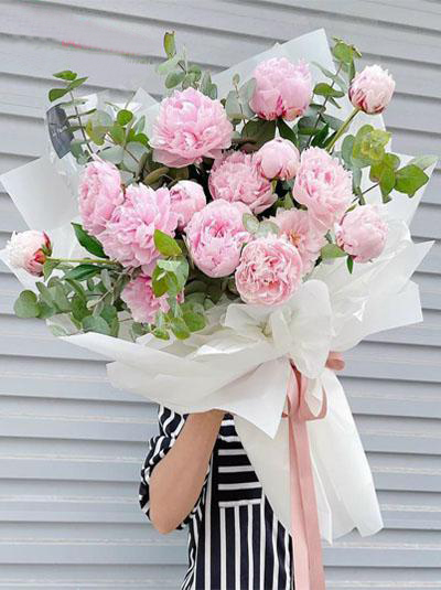 Bó hoa mẫu đơn HB713