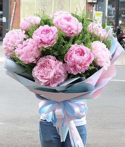 Bó hoa mẫu đơn HB721