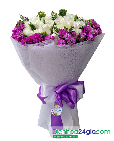 bó hoa sinh nhật Hb325