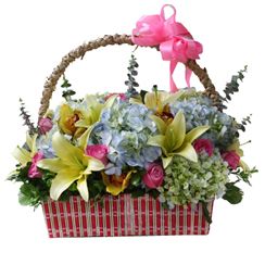 giỏ hoa sinh nhật đẹp G182