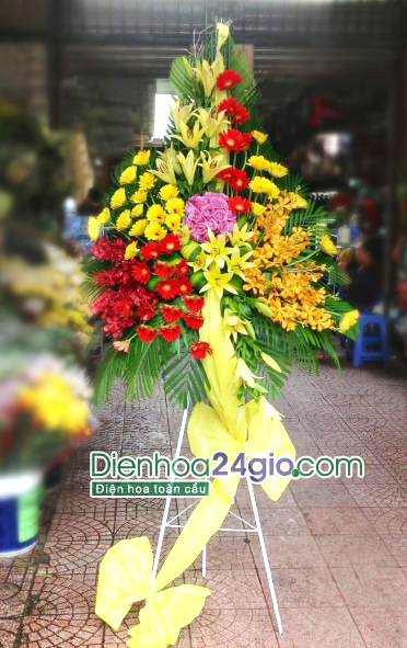 Kệ hoa khai trương KT84