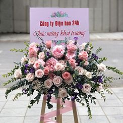 Kệ hoa khai trương đẹp KT23