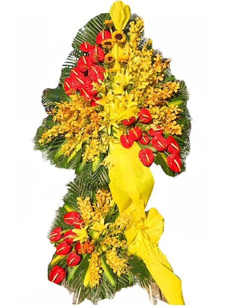 Lãng hoa tặng khai trương KT123