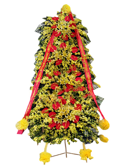 lẵng hoa khai trương kiểu hàn quốc KT95