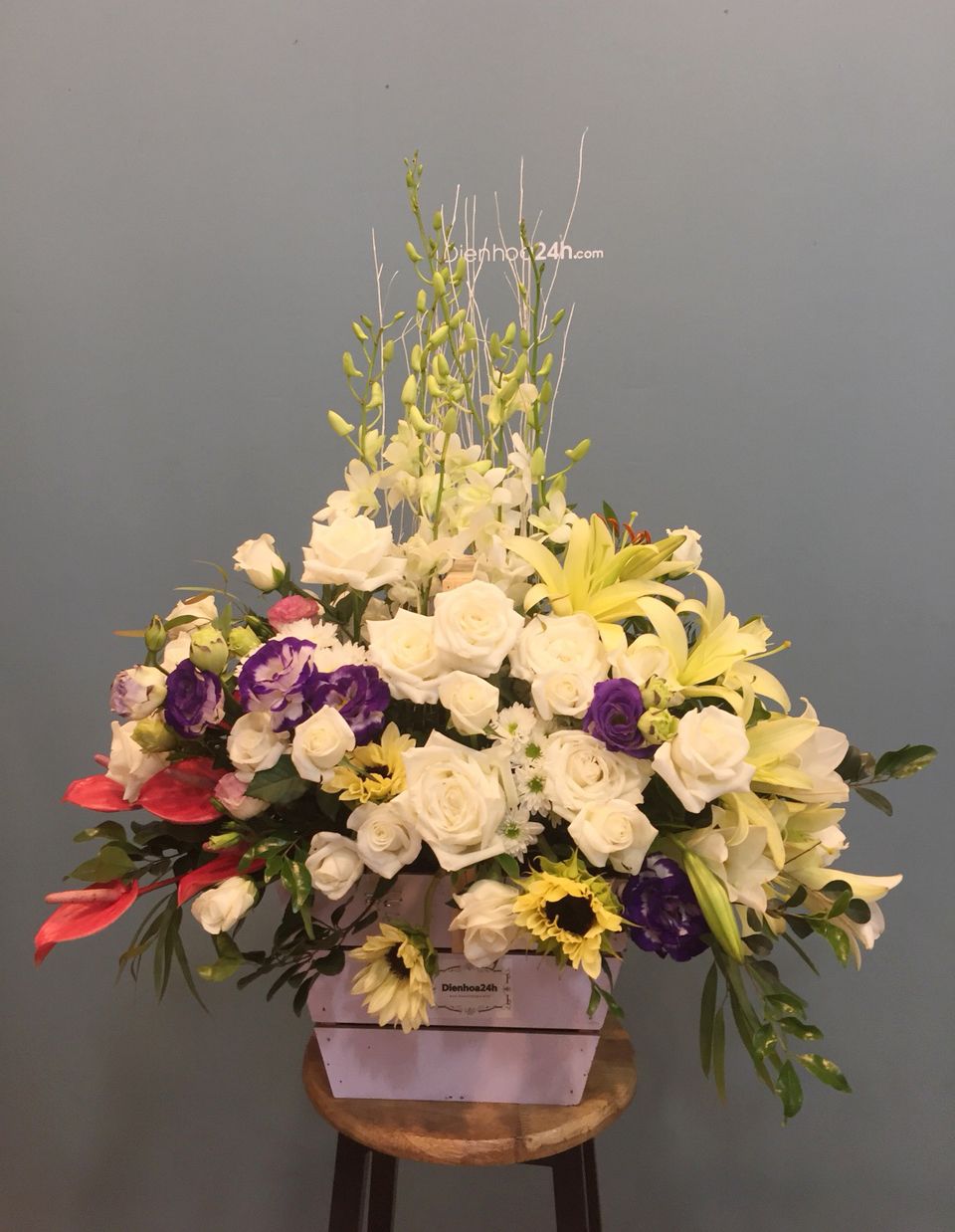 Giỏ hoa chúc mừng 46