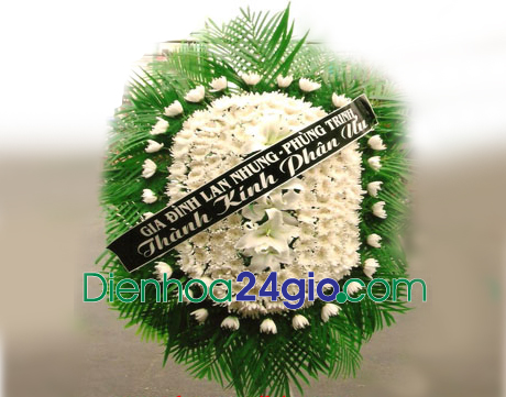 Vòng hoa chia buồn 9