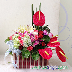 chọn hoa tươi đẹp dựa v&agrave;o b&ocirc;ng hoa