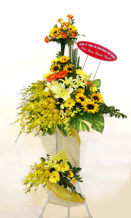 Chọn hoa ch&uacute;c mừng khai trương