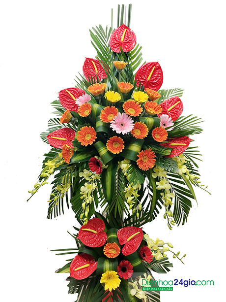 Viết băng chữ lẵng hoa khai trương như thế nào thì hay và ý nghĩa