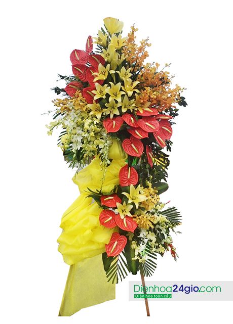 Hoa chúc mừng khai trương