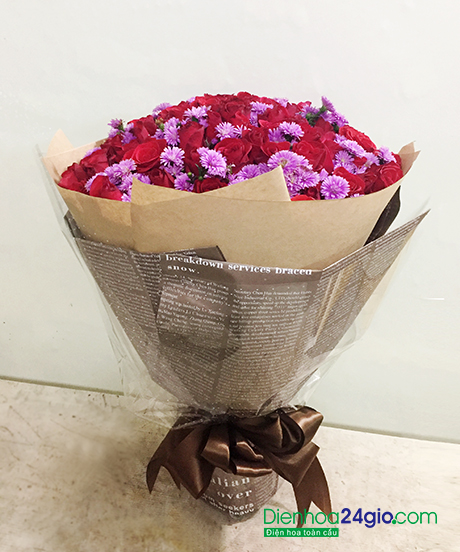 tặng hoa hồng cho người y&ecirc;u